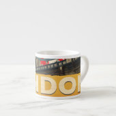Tasse Expresso Affiche Vintage Londres (Devant droit)