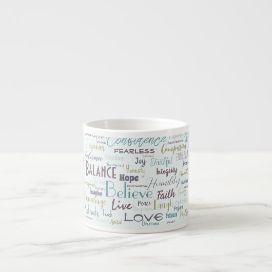 Tasse Expresso Affirmations (Devant)