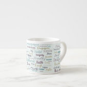 Tasse Expresso Affirmations (Devant droit)