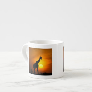 Tasse Expresso Afrique, Kenya, Masai Mara. Girafe (Giraffa