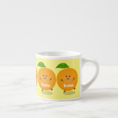 Tasse Expresso Agréable agrumes d'orange (Droite)