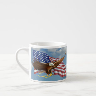 Tasse Expresso Aigle à tête blanche américaine