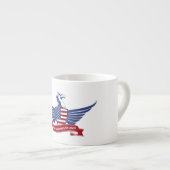 Tasse Expresso aigle américain (Devant droit)