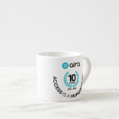 Tasse Expresso Aira 10e anniversaire (Devant droit)