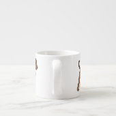 Tasse Expresso Airedale terrier dog cartoon (Dos)