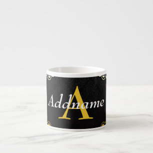 Tasse Expresso Ajouter votre nom et votre initiale