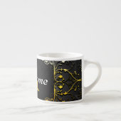 Tasse Expresso Ajouter votre nom et votre initiale (Droite)