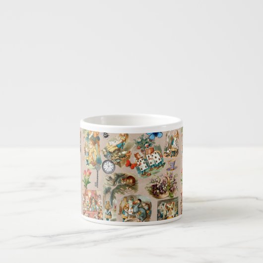 Tasse Expresso Alice à Wonderland Cheshire Cat Characters (Devant)