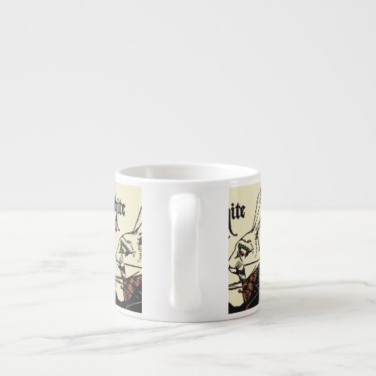 Tasse Expresso Alice White Rabbit Classic Wonderland (Dos)