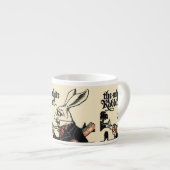 Tasse Expresso Alice White Rabbit Classic Wonderland (Devant droit)