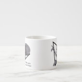 Tasse Expresso Alien gris, la vérité est là (Devant)