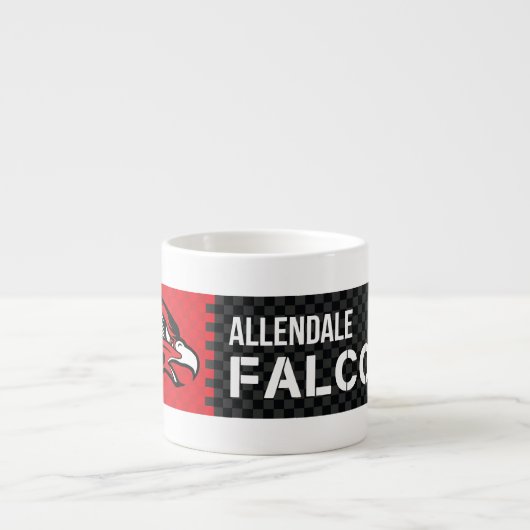 Tasse Expresso Allendale Falcons (Devant)
