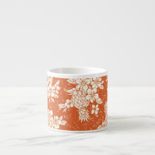 Tasse Expresso Aloha Spirit : Hibiscus-Ananas Harmonie.