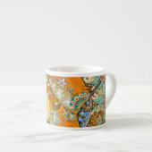 Tasse Expresso Alphonse Mucha Art Nouveau Zodiac (Devant droit)
