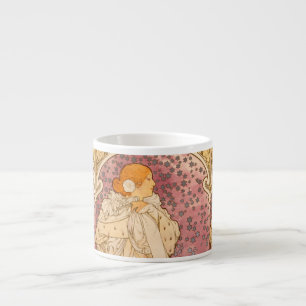 Tasse Expresso Alphonse Mucha La Dame Aux Camelias : Art Nouveau