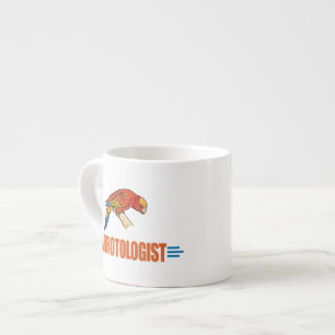 Tasse Expresso Amateur de perroquet humoristique