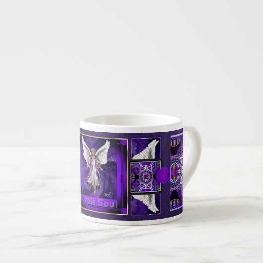 Tasse Expresso Âme violette (Devant droit)