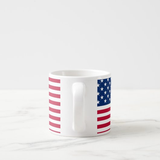 Tasse Expresso American USA Flag Pride Design-76353 (Dos)