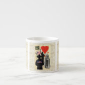 Tasse Expresso Amérique vintage (Devant)
