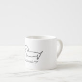 Tasse Expresso Amour de teckel (Devant droit)