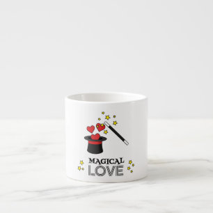 Tasse Expresso Amour magique - Noir