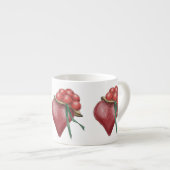 Tasse Expresso Amour noir (Devant droit)