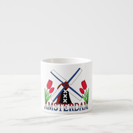 Tasse Expresso Amsterdam Pays-Bas (Devant)