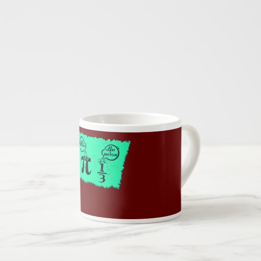 Tasse Expresso Amusant Math Joke Mathématiques Mathématiques Humo (Devant droit)