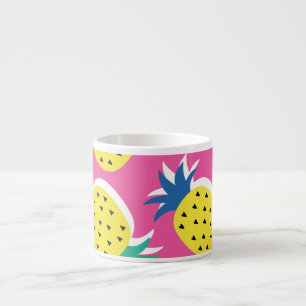Tasse Expresso Ananas Couleurs folles : Pop-Art chilien.