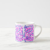 Tasse Expresso andom abstrait Thunder_Cove bleu/rose (Droite)