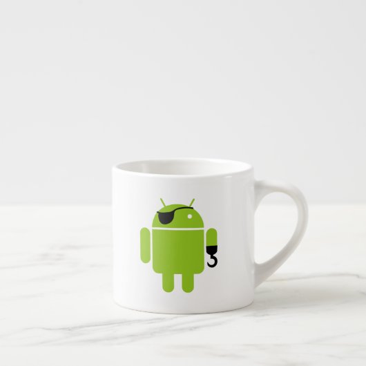 Tasse Expresso Android Robot (Droite)
