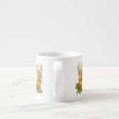 Tasse Expresso Ange avec houx et mandoline (Dos)