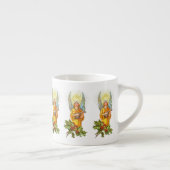 Tasse Expresso Ange avec houx et mandoline (Droite)