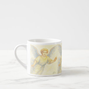 Tasse Expresso Angel en vol avec le sourire