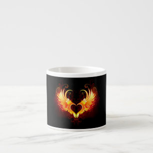 Tasse Expresso Angel Fire Heart with Wings