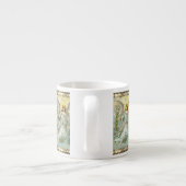 Tasse Expresso Angle en bleu (Dos)