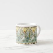 Tasse Expresso Angle en bleu (Devant droit)