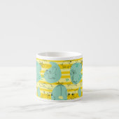 Tasse Expresso Animaux mignons jouant avec de l'eau 2 (Devant)