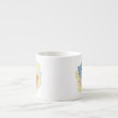 Tasse Expresso Anime Donut délice avec Tom, Jerry et Tuffy (Devant)