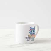 Tasse Expresso Anime Tom, Jerry et Tuffy Dessert Parlor (Devant droit)