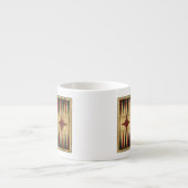 Tasse Expresso Antique Backgammon Game Board par Ethan Harper (Devant)