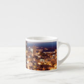 Tasse Expresso Aperçu de Boston la nuit (Droite)