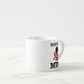 Tasse Expresso Appel vidéo, travail à la maison, tu es muet (Devant droit)