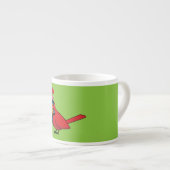 Tasse Expresso Appels d'accouplement Cardinal Bird Love (Devant droit)