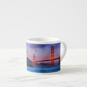 Tasse Expresso Après coucher du soleil à la plage de Baker