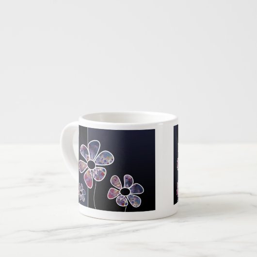 Tasse Expresso aquarelle 4 d'arrière - plan (Devant gauche)