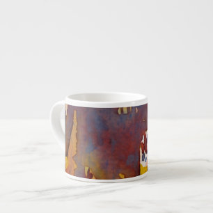 Tasse Expresso aquarelle 8 d'arrière - plan