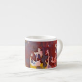Tasse Expresso aquarelle 8 d'arrière - plan (Devant droit)