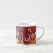 Tasse Expresso aquarelle 8 d'arrière - plan (Droite)