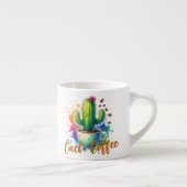Tasse Expresso Aquarelle Cactus qui aime le café (Droite)